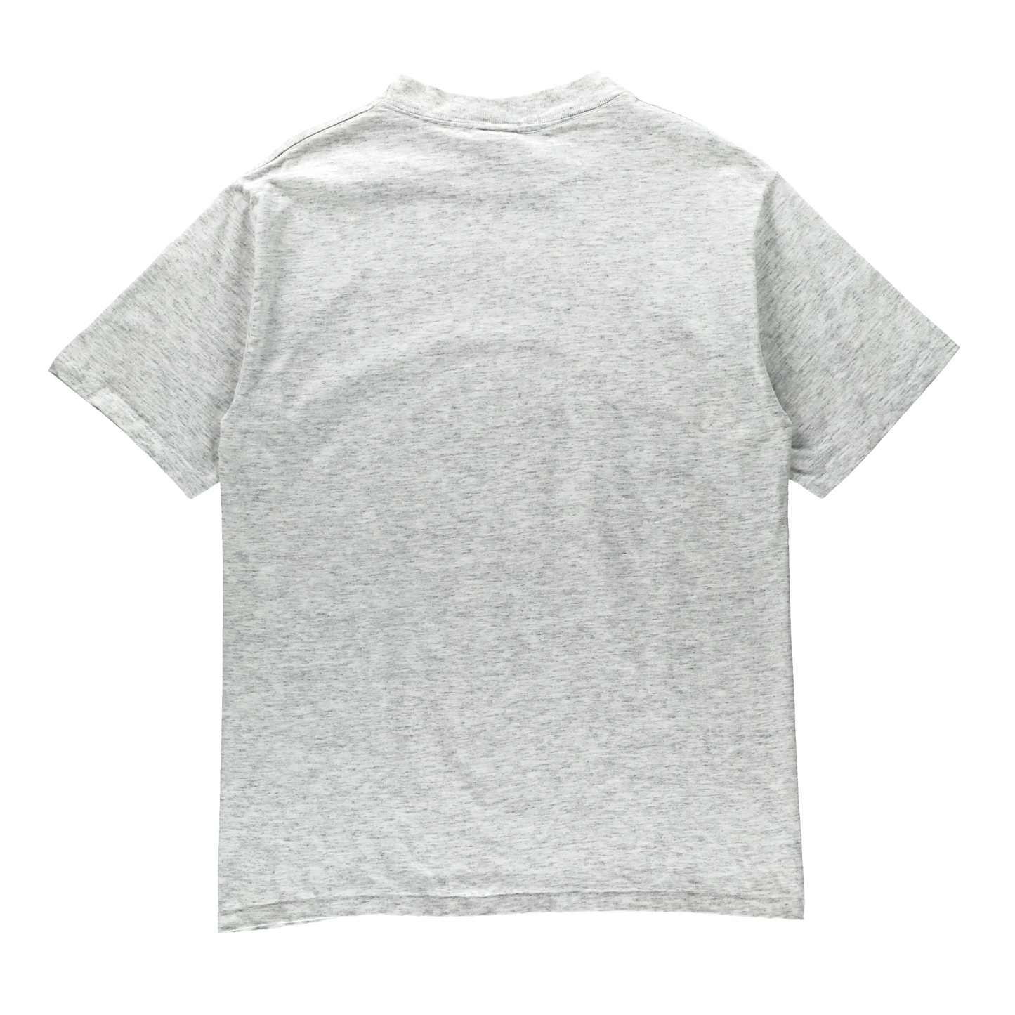 San Francisco 49ers Felt Patch Single Stitch Light Heather Grey NFL T-Shirt USA Made (L)