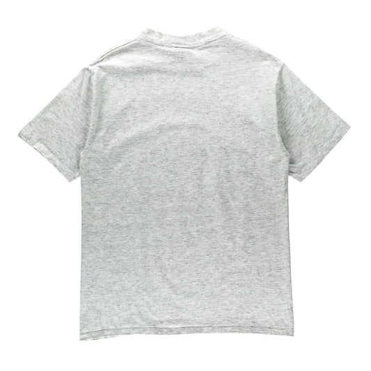 San Francisco 49ers Felt Patch Single Stitch Light Heather Grey NFL T-Shirt USA Made (L) - Vintage Sole Melbourne