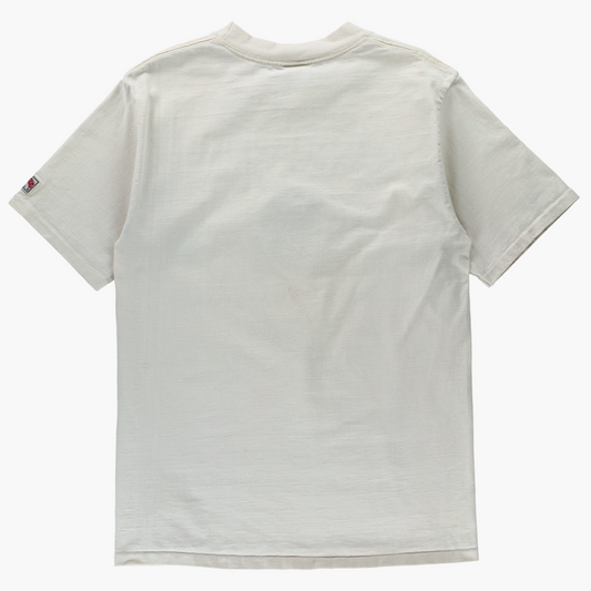 Vintage 1991 San Francisco Giants Embroidered Patch Single Stitch Tee USA Made (M)