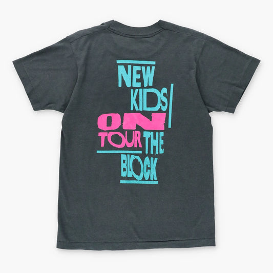 1989 NEW KIDS ON THE BLOCK Colourful Boy Band Single Stitch Tee (XS) - Vintage Sole Melbourne