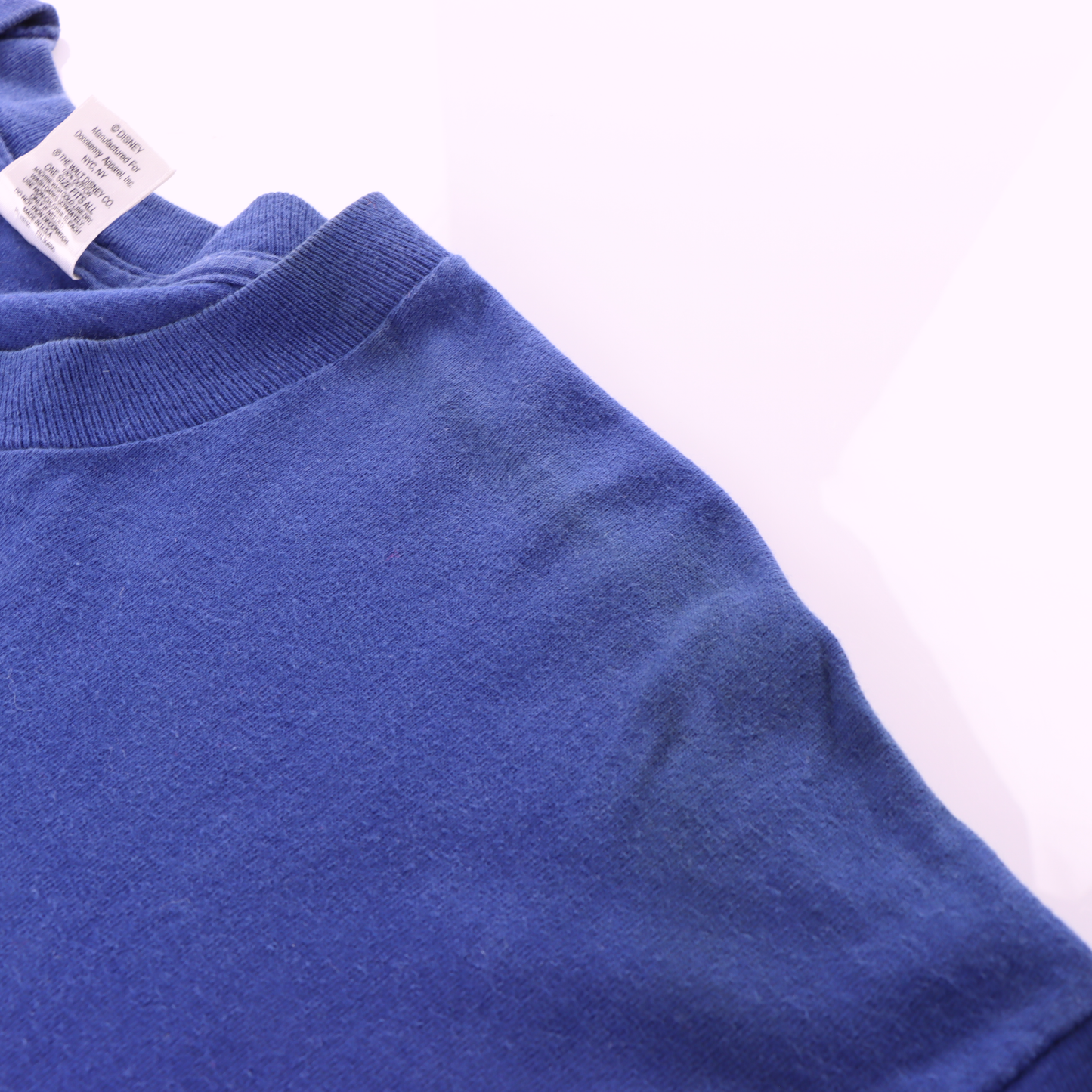 DISNEY MICKEY & CO Blue Single Stitch Scribble Tee USA Made (XXL)