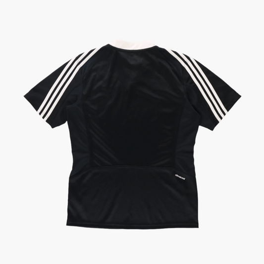 ADIDAS Embroidered AIG New Zealand All Blacks Home Rugby Jersey (S)