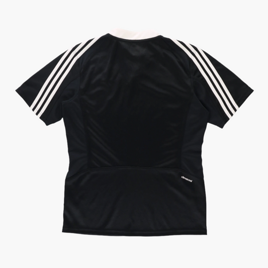 ADIDAS Embroidered AIG New Zealand All Blacks Home Rugby Jersey (S)