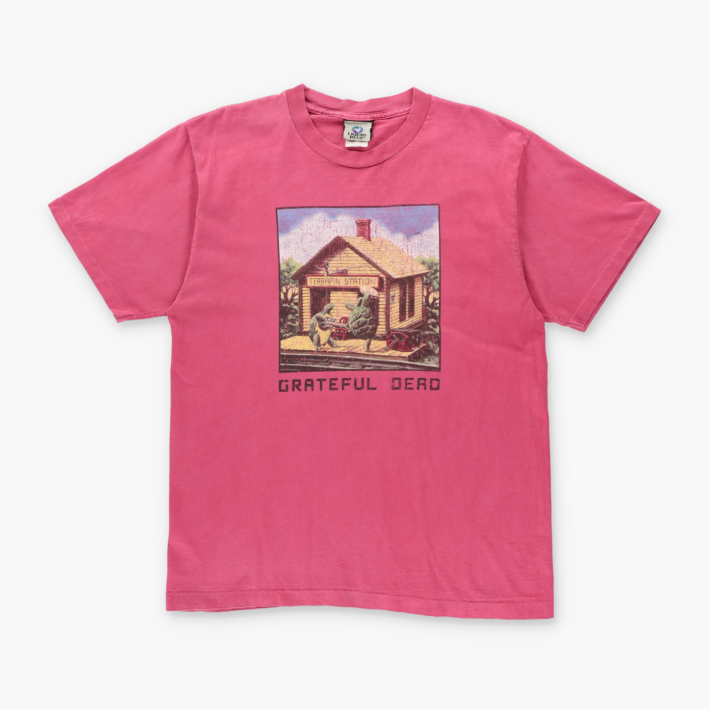 LIQUID BLUE Grateful Dead USA Made "Terrapin Station" Single Stitch T-Shirt (M)