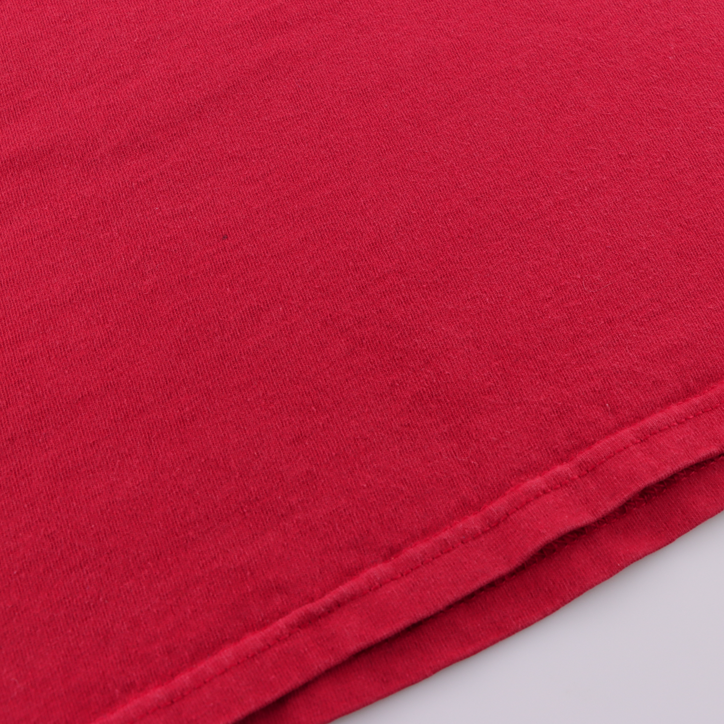 NIKE Red & Black Embroidered Swoosh Logo Ringer Tee (L)