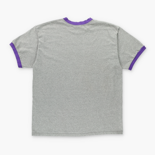 NIKE Purple & Grey Los Angeles Lakers NBA Ringer Tee (L)