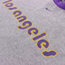NIKE Purple & Grey Los Angeles Lakers NBA Ringer Tee (L)