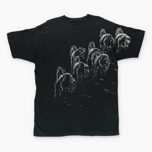 90s Wildhorse Saloon Nashville Large Horse Print T-Shirt USA Made (XL-XXL)