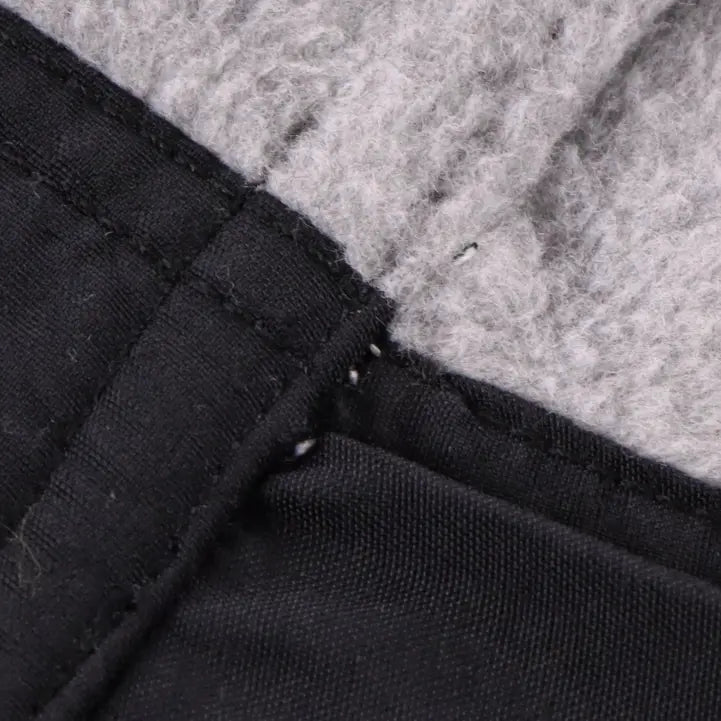 Oakland Raiders NFL 1/4 Zip LEE SPORTS Grey & Black Fleece Panel Sweatshirt (L) Vintage Sole Melbourne