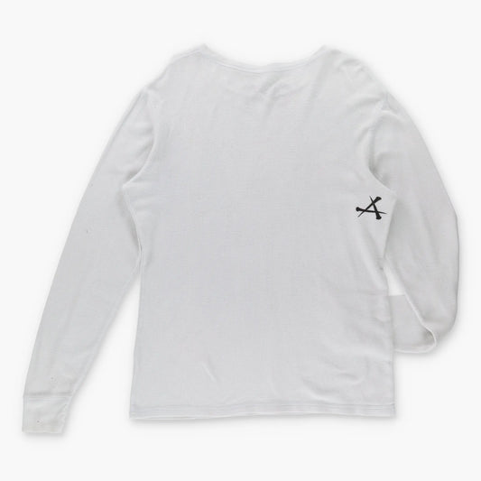 Vintage AFFLICTION Y2K Sword Thermal Long Sleeve T-Shirt (L-XL) *Aubs Vintage Sole Melbourne