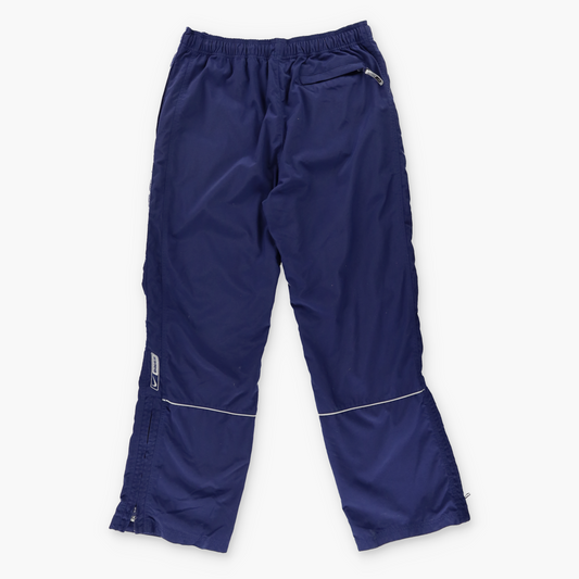 NIKE X BAUER Embroidered Swoosh Navy & Grey Hockey Pants (L)