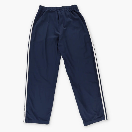 ADIDAS Embroidered Logo Navy & White Stripe Track Pants (M) Vintage Sole Melbourne