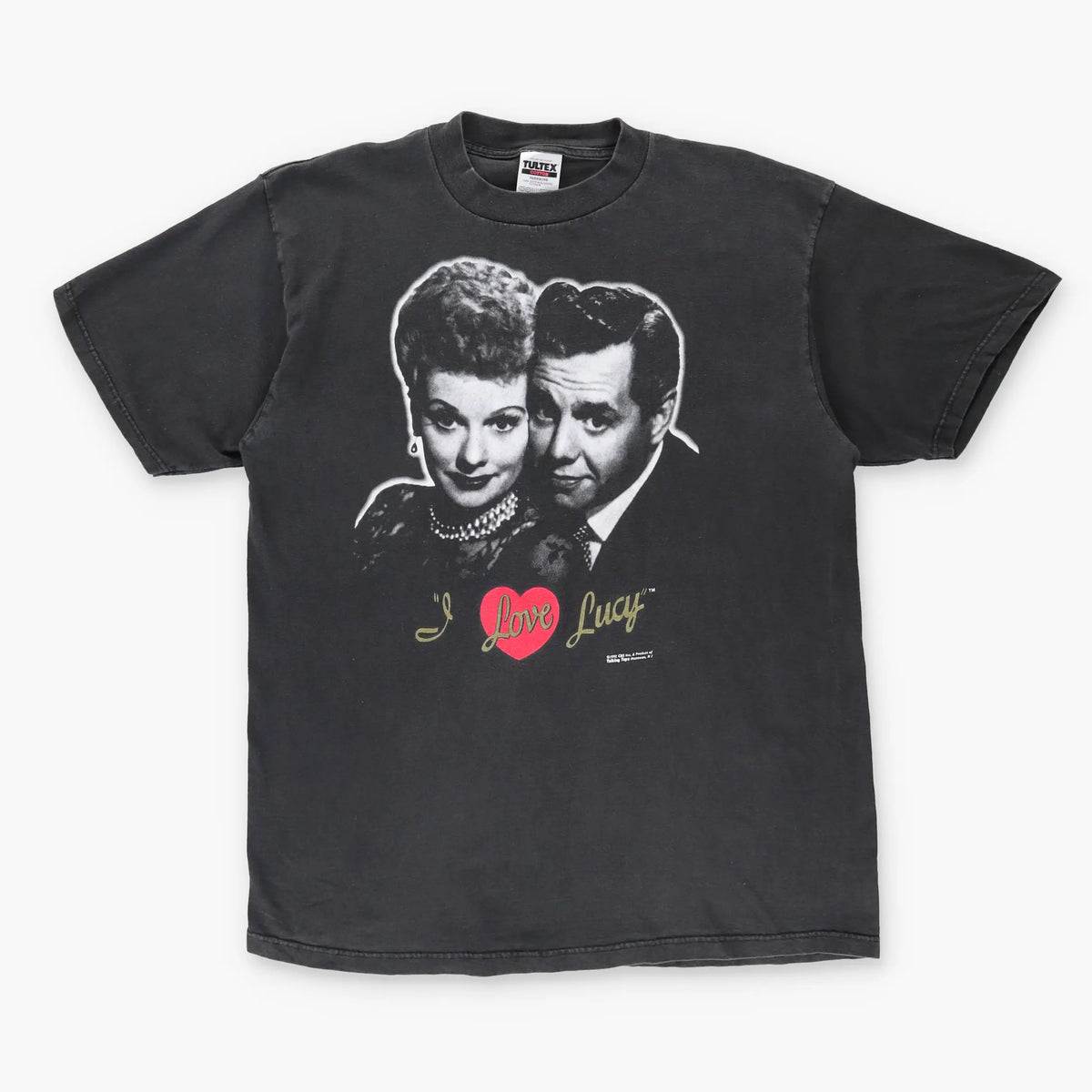 1992 Vintage 'I Love Lucy' American Sitcom Faded Tee (XL) - Vintage Sole Melbourne
