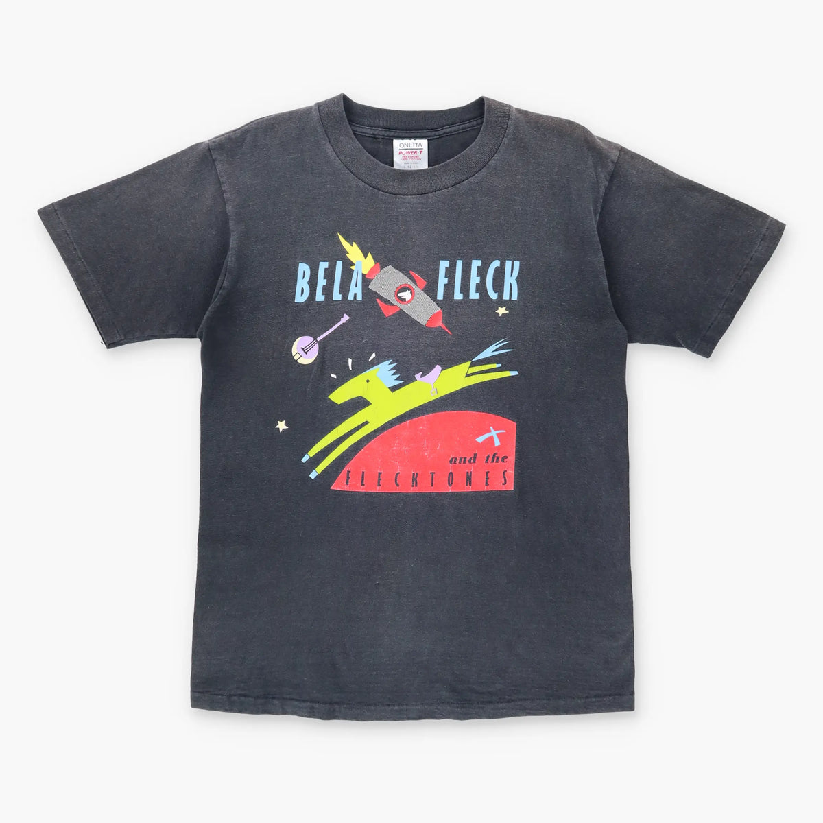 Vintage Bela Fleck and The Flecktones Single Stitch T-Shirt (M) Vintage Sole Melbourne