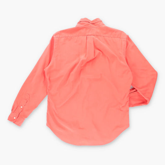 Vintage RALPH LAUREN 'Classic Fit Embroidered Orange & Green Button Up Shirt (M)