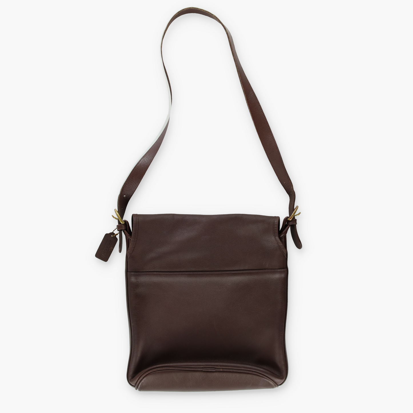 Vintage COACH 'Whitney' 4115 Brown Leather Messenger Bag USA Made