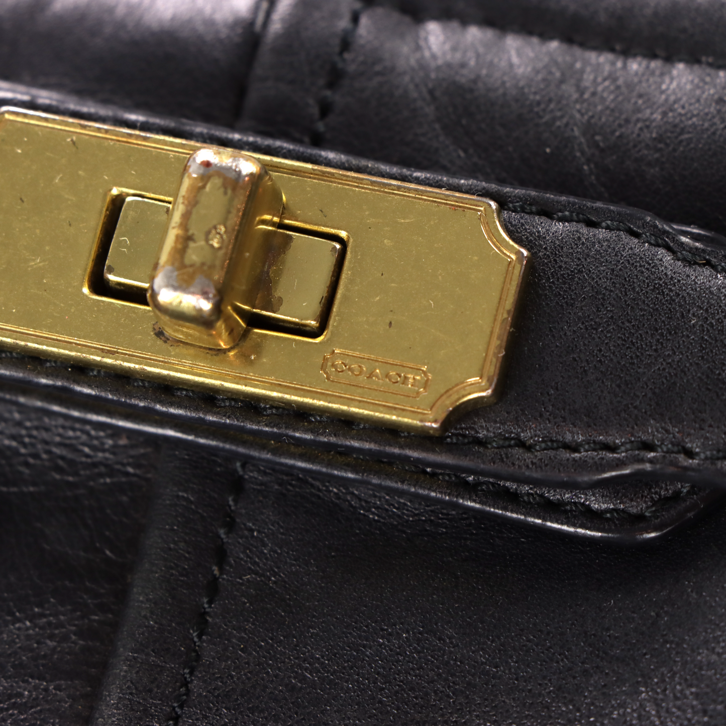 COACH 'Chelsea Jayden' 17811M Black Leather Shoulder Bag