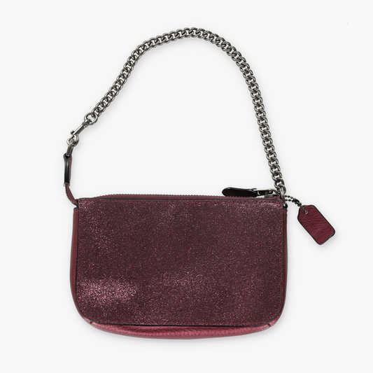 COACH 'Nolita' F64591 Cherry Glitter Mini Bag