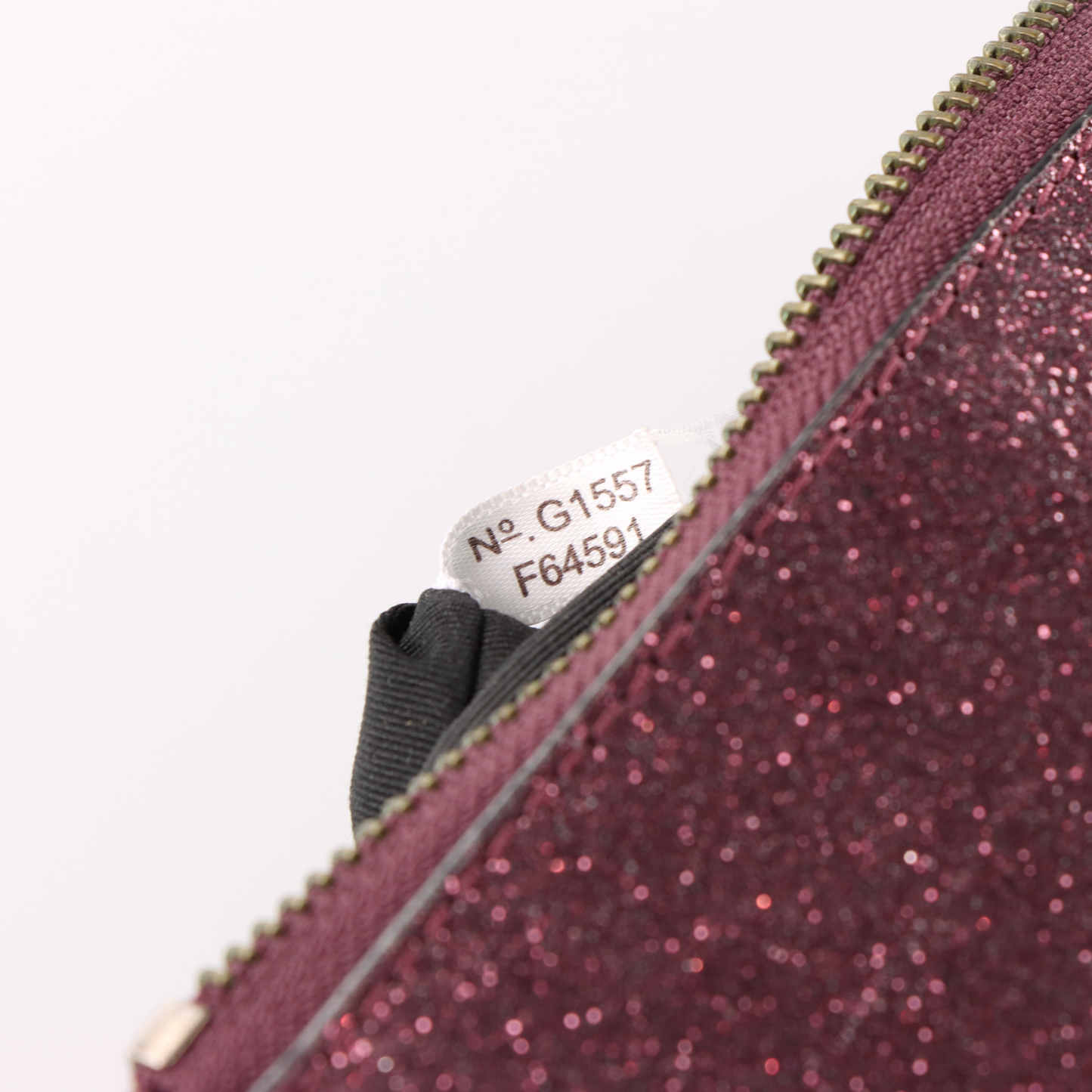 COACH 'Nolita' F64591 Cherry Glitter Mini Bag