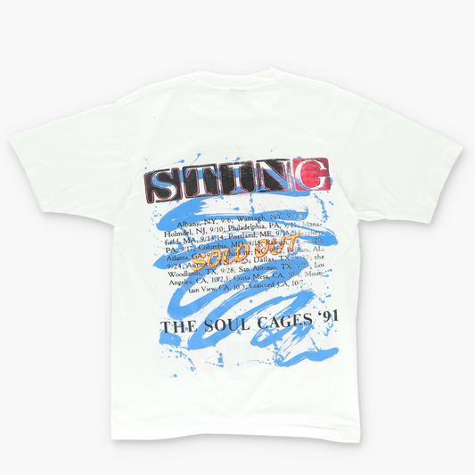 1991 Sting 'The Soul Cages' Tour T-Shirt (L)