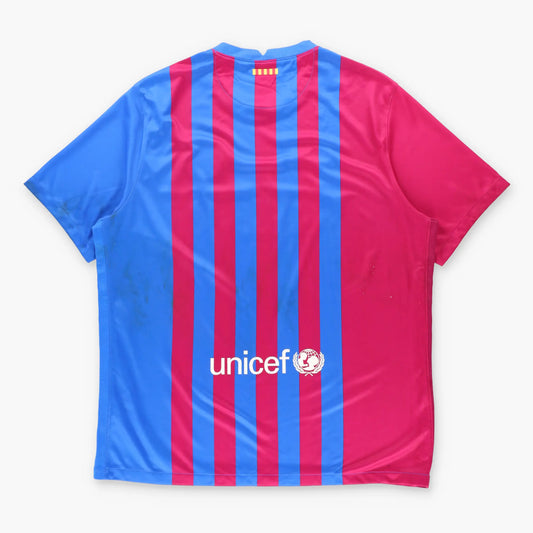 NIKE Barcelona 2021/2022 Home Soccer Jersey (XL) ***COCO Vintage Sole Melbourne