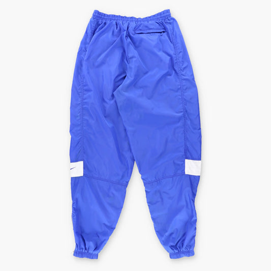 Vintage NIKE Blue & White Embroidered Logo Ankle Zip Mesh Lined Track Pants (M) ***COCO Vintage Sole Melbourne