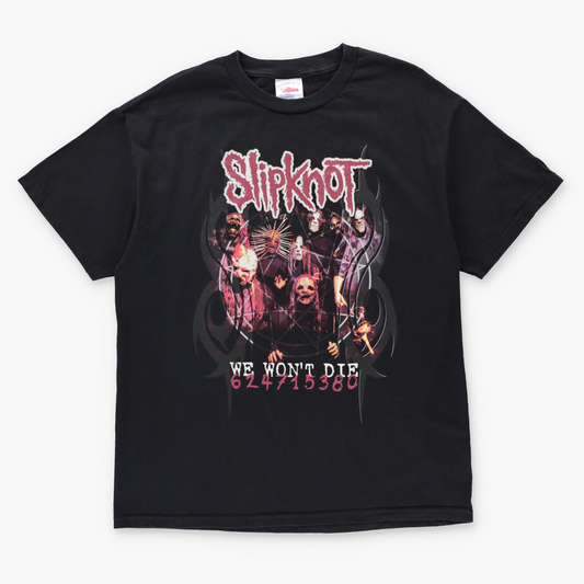 Slipknot 'We Won't Die' Black Double Sided Band Tee (L)