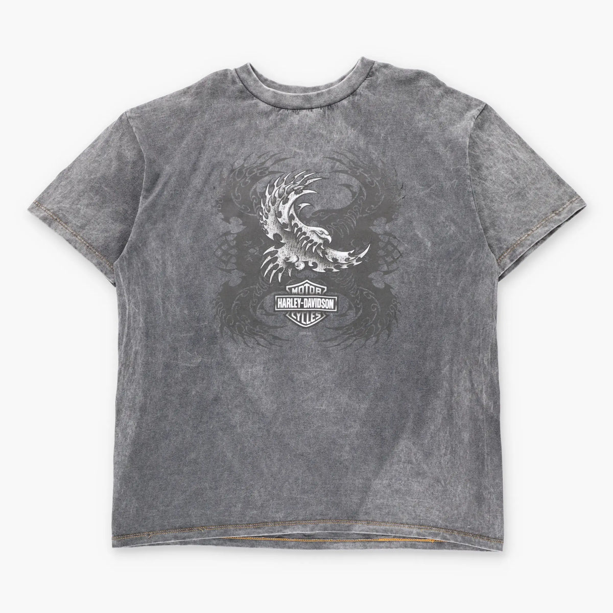 HARLEY DAVIDSON Patriot "The Conflict Begins" Fairfax Virginia USA Made Vintage Grey T-Shirt (XXL)
