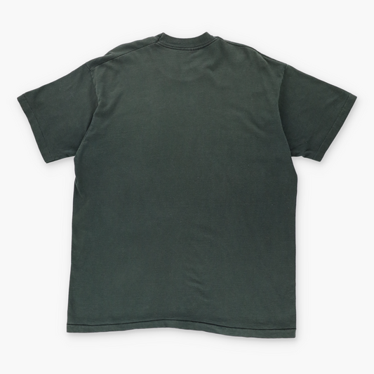 Vintage 'Stress' Description Humour Single Stitch Black T-Shirt (XL) Vintage Sole Melbourne