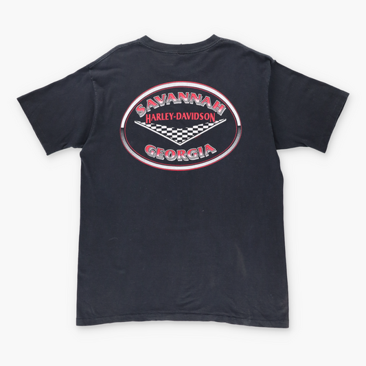 1995 Vintage HARLEY DAVIDSON "Fat Is Where It's At!" USA Made Motorcycle T-Shirt (XL) Vintage Sole Melbourne