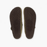 BIRKENSTOCK 'Boston' Khaki Green Suede Mules (40/M7/L9)
