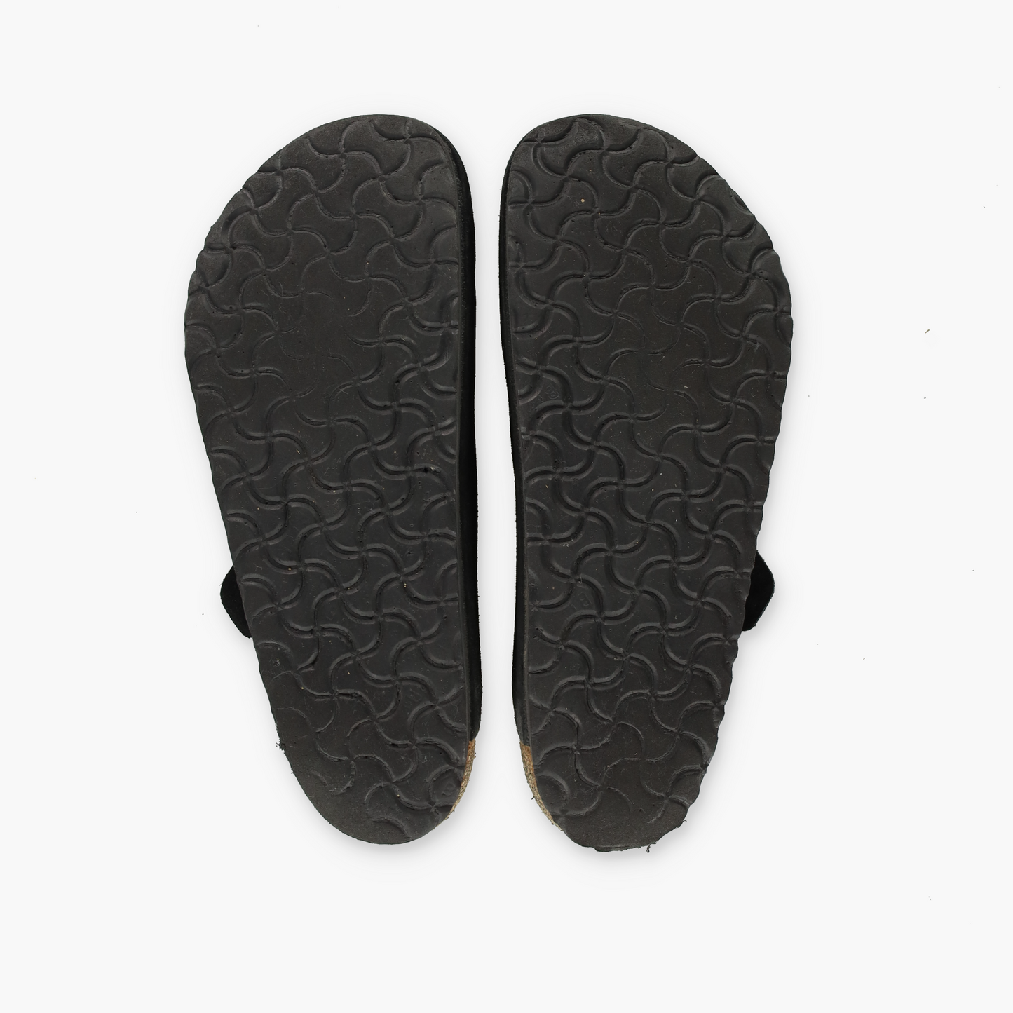 BIRKENSTOCK 'Boston' Black Suede Clogs (43/M10)
