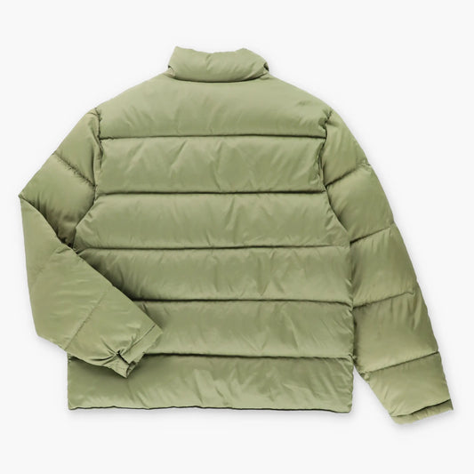 Vintage RALPH LAUREN POLO Embroidered Pony Logo Olive Green Down Puffer Jacket (M)