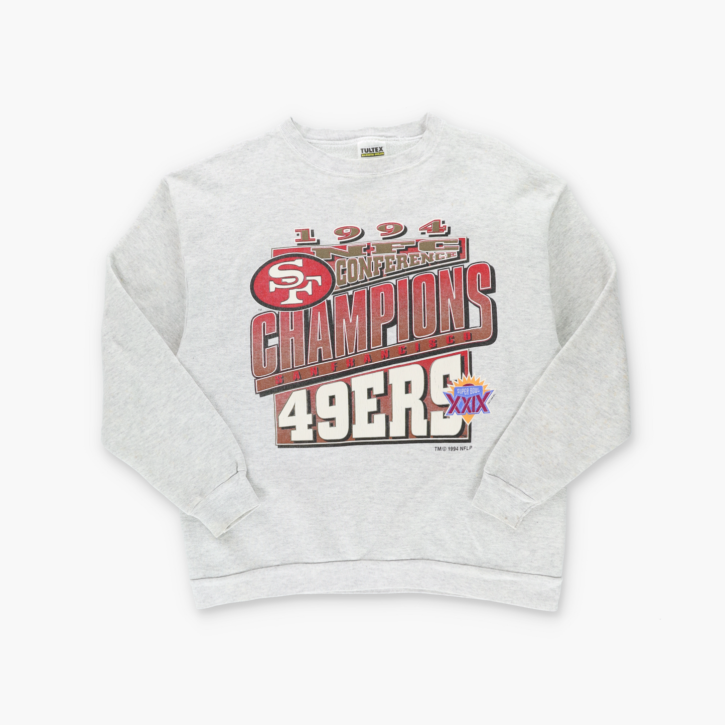 1994 NFL Superbowl San Francisco 49ers TULTEX Sweatshirt USA Made (L)