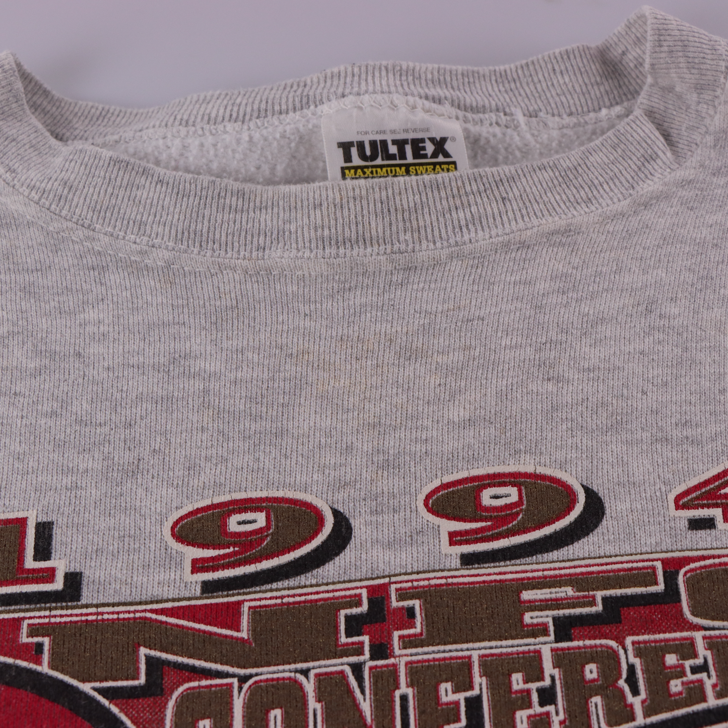 1994 NFL Superbowl San Francisco 49ers TULTEX Sweatshirt USA Made (L)