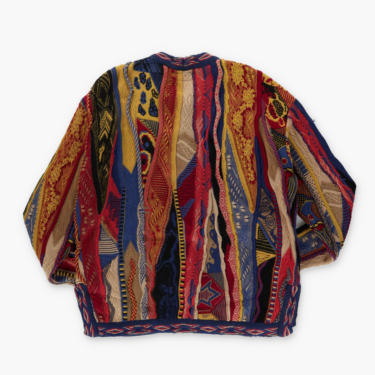 RIGIDIGE Coogi Style Pure Merino Wool Button Up Australian Made Cardigan Sweater (XL)