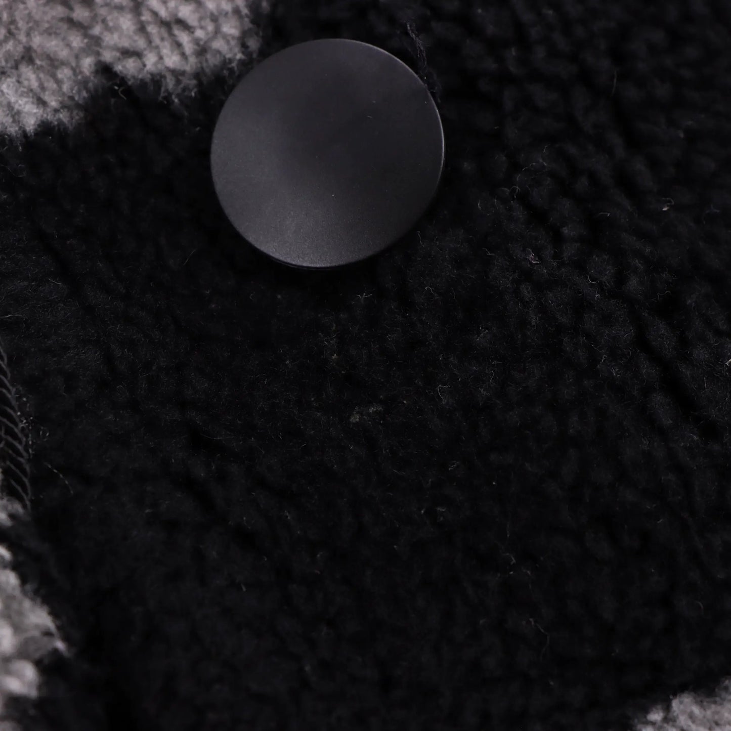 Bears & Hearts USA Made Sherpa Cuffed MONTEREY FASHIONS Button Up Fleece Coat (L) Vintage Sole Melbourne