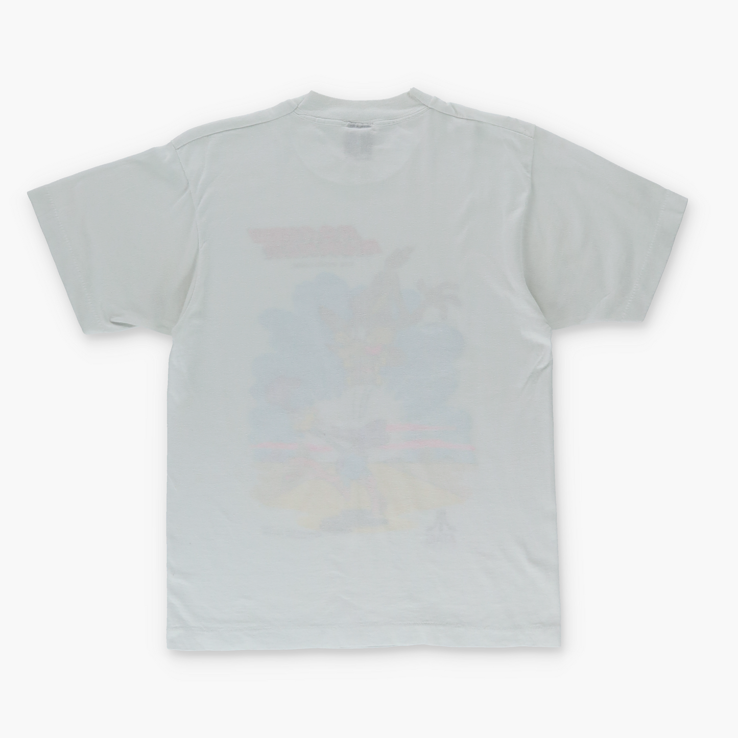 1986 ROAD RUNNER Cartoon Video Game White Tee (S)