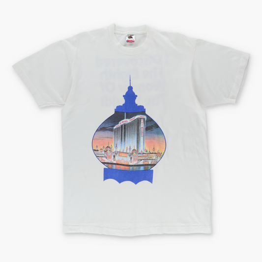 Vintage Trump Taj Mahal Destination White USA Made Single Stitch Tee (L)