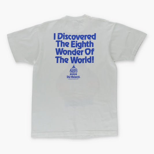 Vintage Trump Taj Mahal Destination White USA Made Single Stitch Tee (L) - Vintage Sole Melbourne