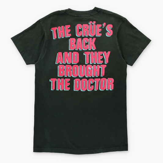 Motley Crue Vintage 1989 USA Made 'Dr. Feelgood' Single Stitch Slim Fit Band Tee (M)