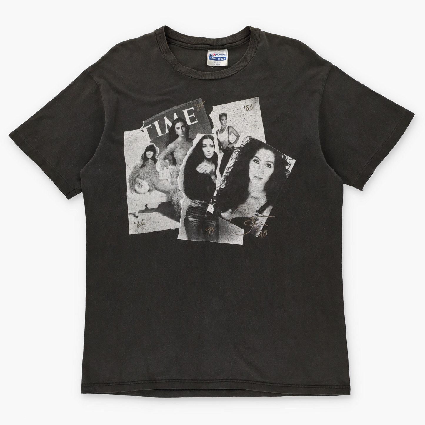 Vintage Cher 'Heart Of Stone' Tour 1990 USA Made Double Sided HANES T-Shirt (L)