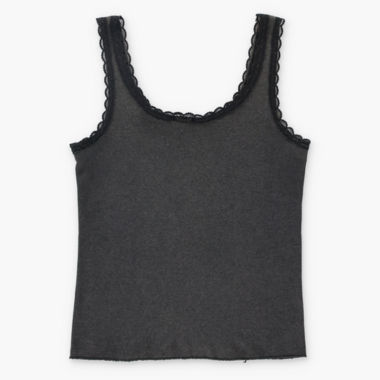 Vintage 1990 HARLEY DAVIDSON 3D EMBLEM Lace Trim Tank Top (Women's XS-S) Vintage Sole Melbourne
