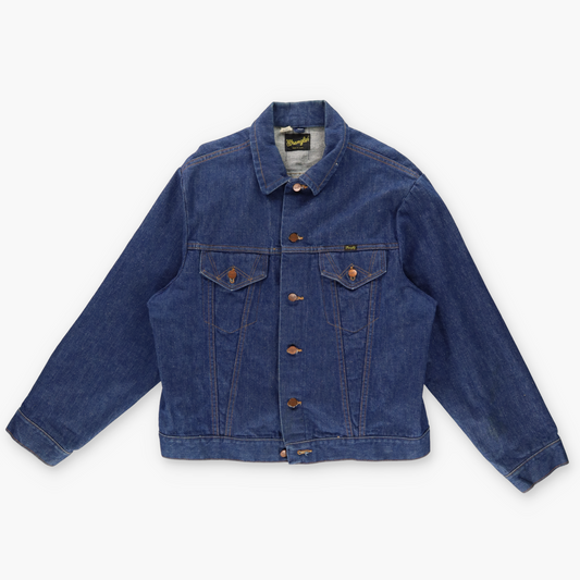 WRANGLER 'Rodeo of Rodeos' Embroidered Denim USA Made Jacket (M-L)