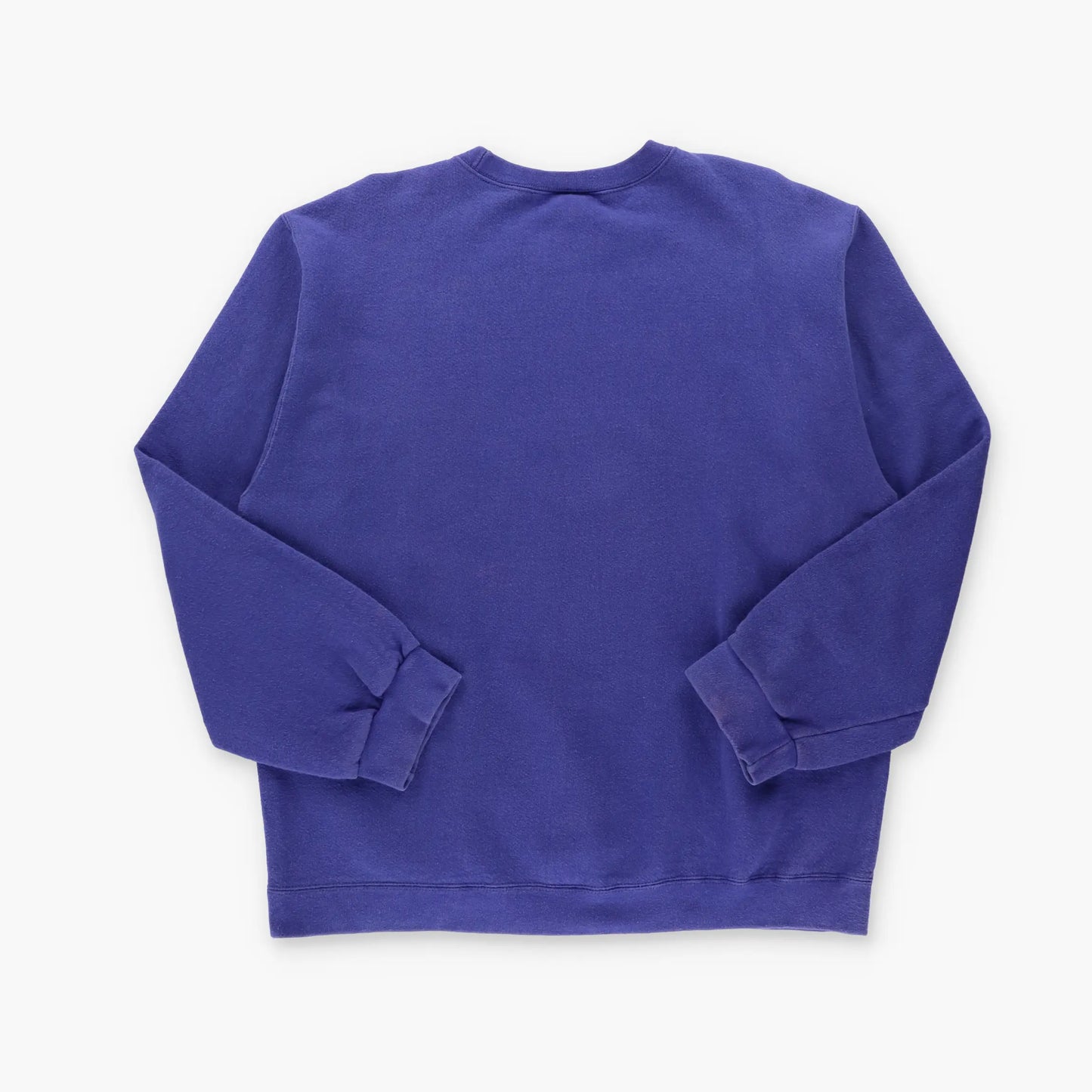 NIKE Blue & White Embroidered Swoosh Logo USA Made Sweatshirt (L-XL) Vintage Sole Melbourne