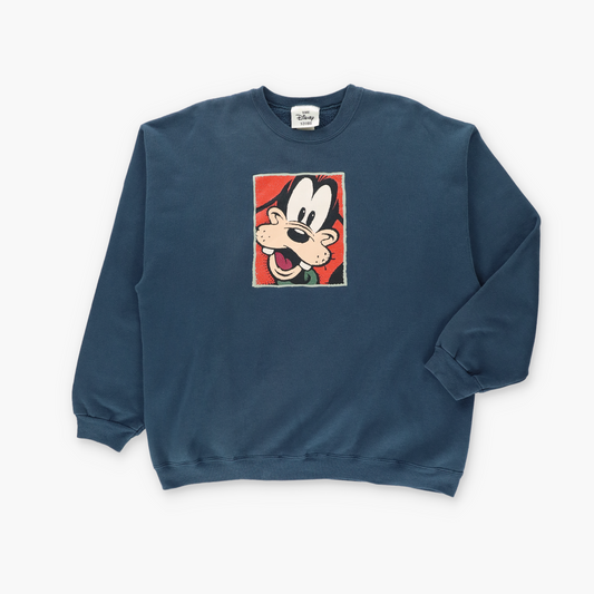 DISNEY Goofy Teal & Orange USA Made Sweatshirt (XL)