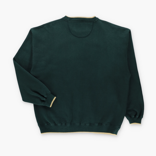 DANAGGERS Golf Dark Green Embroidered Crewneck Sweatshirt (XL-XXL)