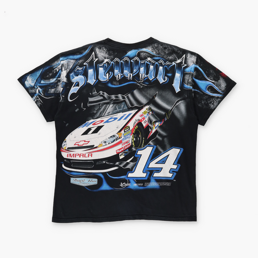 Tony Stewart NASCAR Blue & Red Double Sided CHASE AUTHENTICS Tee (XL)