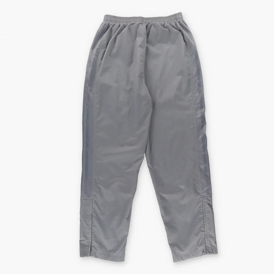 ADIDAS Embroidered Logo Grey Mesh Side Track Pants (M) - Vintage Sole Melbourne