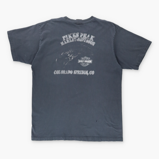 Vintage HARLEY DAVIDSON 'Ride The Legend' USA Made Motorcycle T-Shirt (XL) Vintage Sole Melbourne